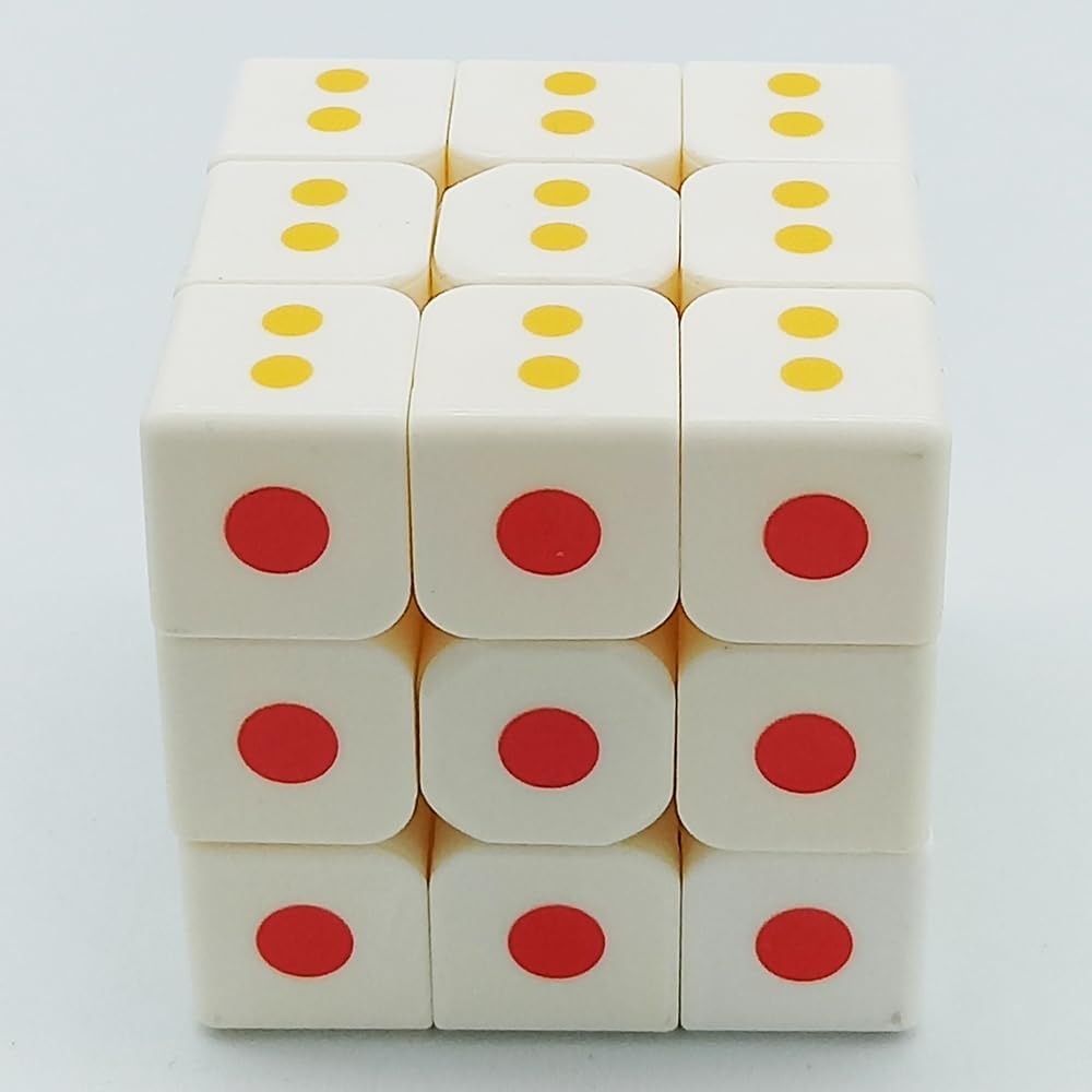 AMGRBCUBO Speed Cube 3×3 Dados Forma Cubo Mágico Puzzle IQ Juego Puzzles 2.205 in