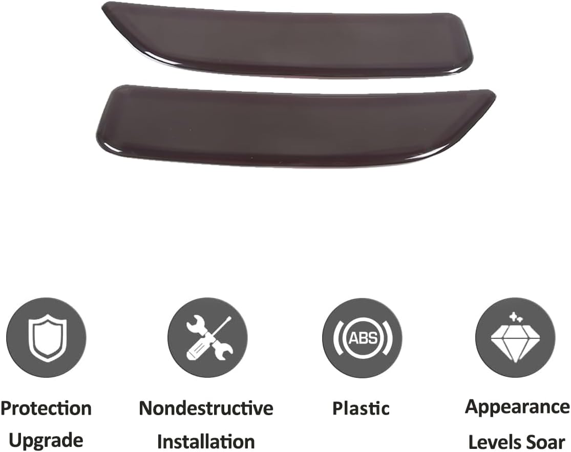 JONKOKO Cubierta de marco de lámpara de faros traseros de automóvil para Mazda MX-5 ND 2015-2023 Reflector de parachoques, luces de marcador