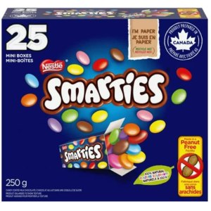 Smarties 25 unidades – 8.82 oz – Importado de Canadá Smarties 25 unidades – 8.82 oz – Importado de Canadá
