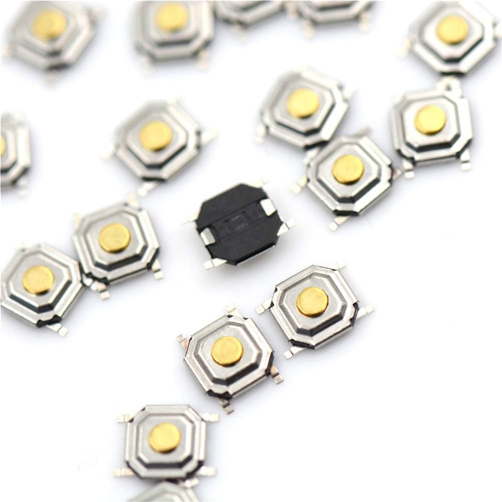 20pcslot SMD4 ONOFF Light Touch Switch Button Touch Micro Switch 4x4x1.5mm Keys Button SMD 4pin