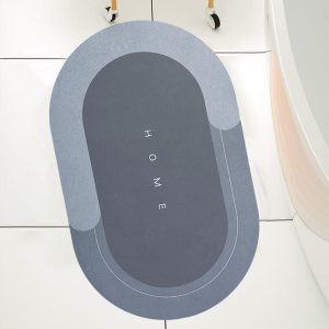 HelloTree Alfombra de baño de piel de napa, súper absorbente, de secado rápido, delgada, antideslizante, con respaldo de goma para ducha, fregadero HelloTree Alfombra de baño de piel de napa, súper absorbente, de secado rápido, delgada, antideslizante, con respaldo de goma para ducha, fregadero
