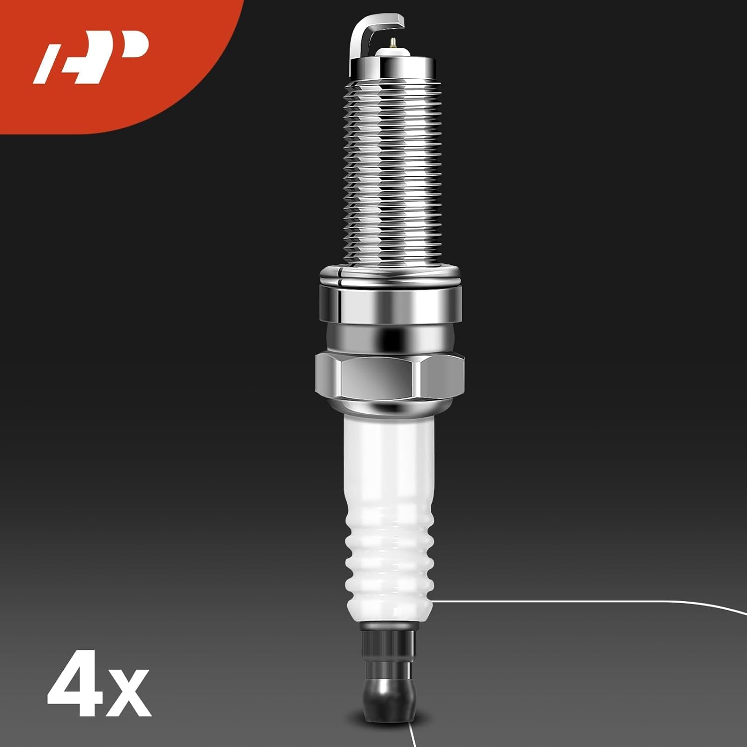 A-Premium Juego de 4 bobinas de encendido y bujías de iridio compatibles con Honda CR-V 2010-2014, Civic 2012-2015, Accord 2008-2012, Crosstour