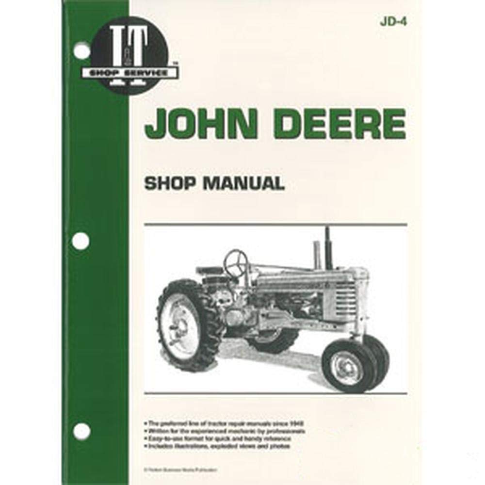 RAParts SMJD4 ITJD4 JD-4 JD4 Nuevo manual de taller para tractor John Deere A B D G H M MT