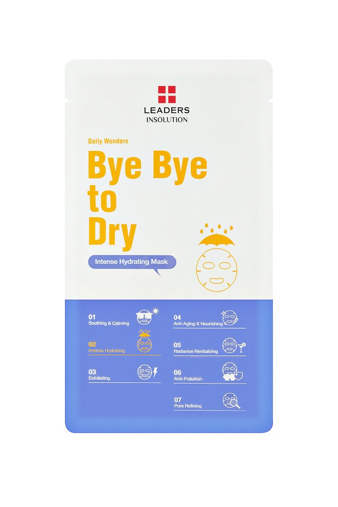 Leaders Insolution Daily Wonders Bye To Dry Hidratante Mascarilla Hoja 10 unidades