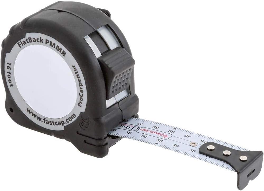 Fastcap ProCarpenter – Paquete de cinta métrica estándar de 25 pies con reverso métricométrico de 16 pies