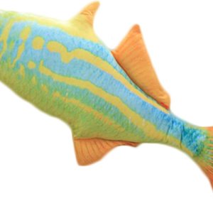 CHELEI2019 Almohada de peluche de 15.7 pulgadas con diseño de pez arcoíris de colores, regalos para niños CHELEI2019 Almohada de peluche de 15.7 pulgadas con diseño de pez arcoíris de colores, regalos para niños
