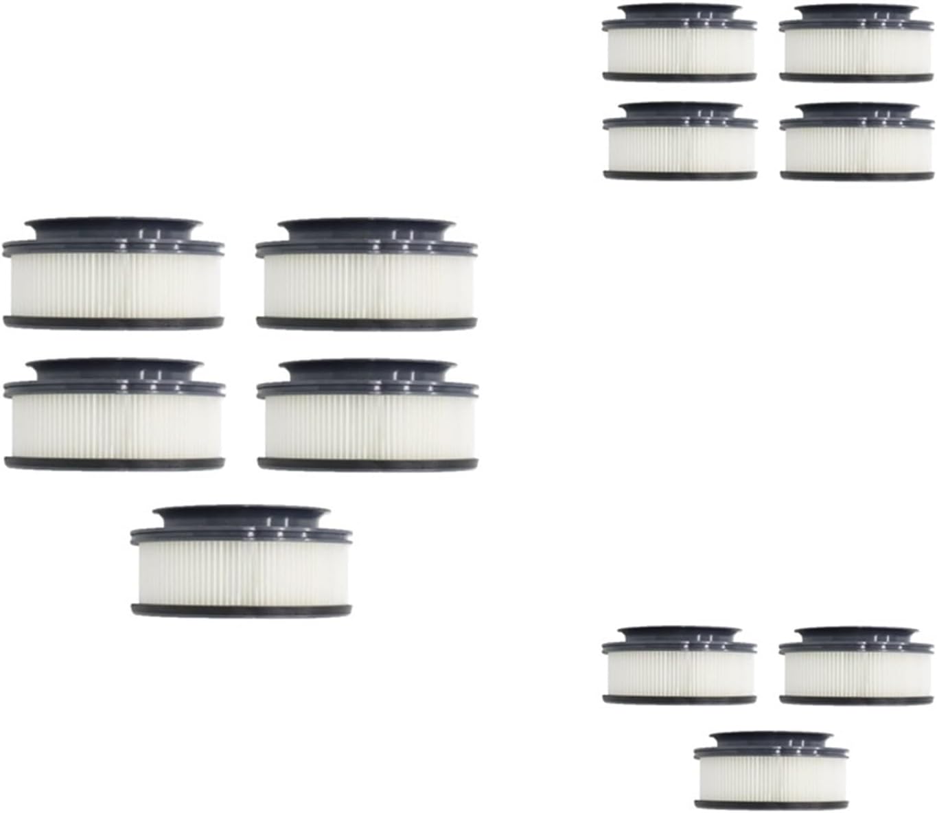 Filtro Hepa, compatible con Rowenta ZR009008 Robot Aspirador Accesorios de repuesto (color  como se muestra 3 piezas)