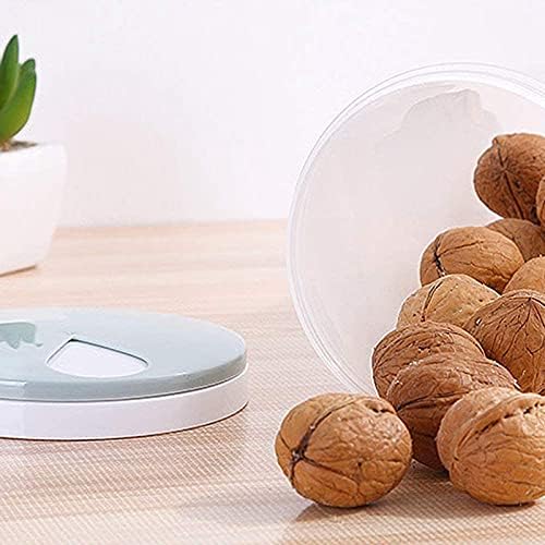 Recipiente de almacenamiento de pasta de espagueti transparente de 2 litros de alto con tapa ajustable, tarro de almacenamiento de alimentos de