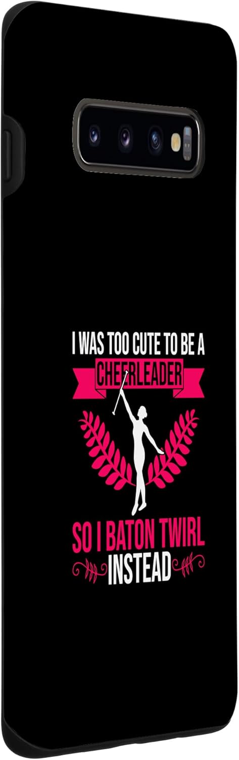 Galaxy S10+ Baton Twirler Design For Majorette Cheerleader Case