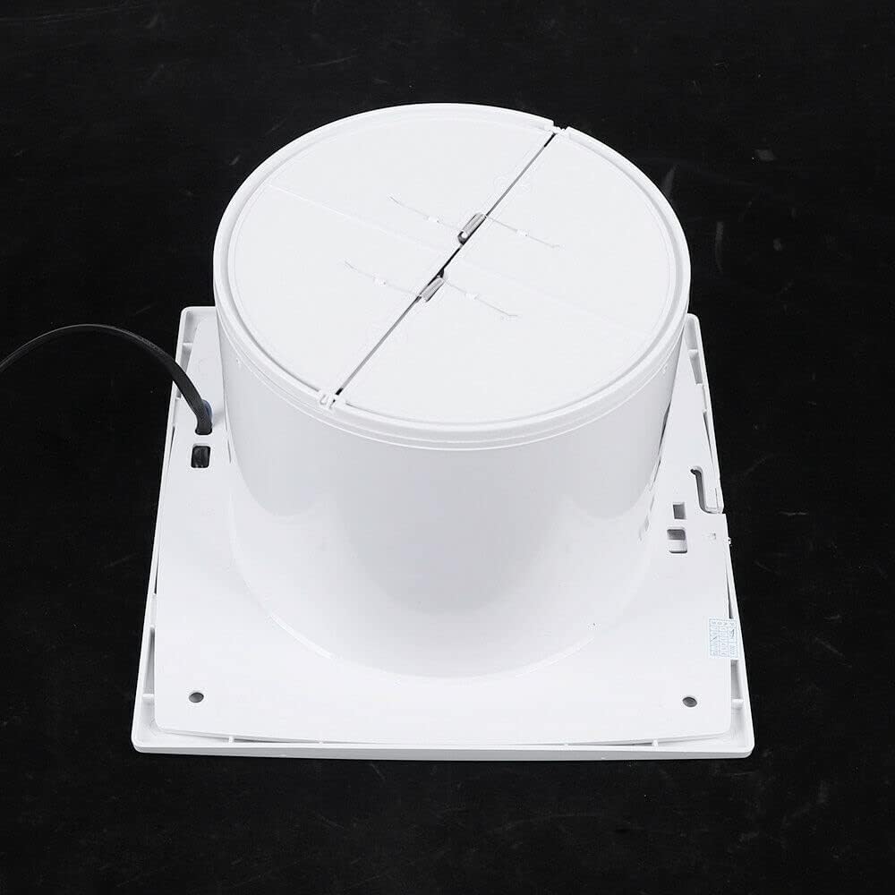DNYSYSJ Ventilador de ventilación de baño de 6 pulgadas montado en la pared, salida de aire, soplador de inodoro para cocina, baño, sala de estar