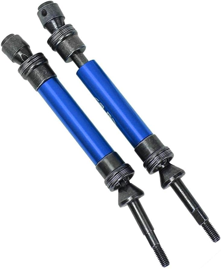Tbest Eje de transmisión a control remoto, transmisión de acero de aleación de aluminio, accesorio Axal apto para ECX 2WD 110 RC Car (azul) Ecx