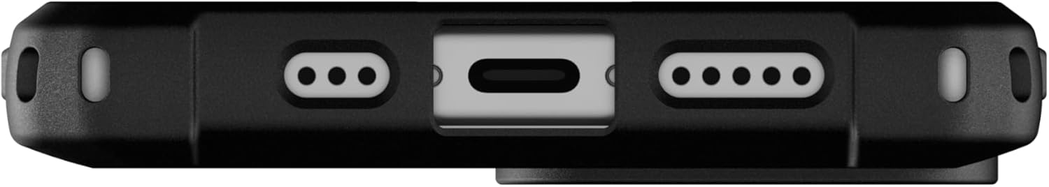 URBAN ARMOR GEAR UAG – Funda compatible con iPhone 15 de 6.1 pulgadas, Metropolis LT Kevlar negro, imán integrado compatible con carga MagSafe,