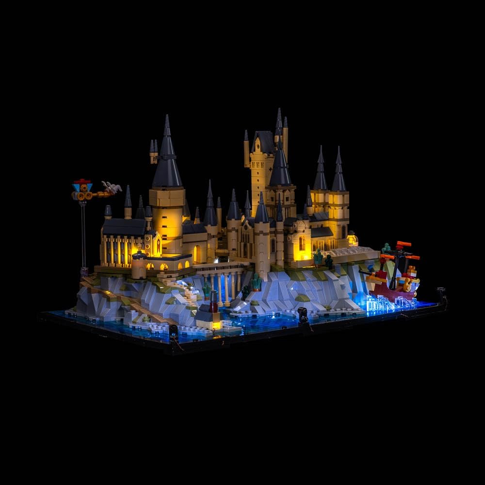 Light My Bricks Kit de luces compatible con Lego Harry Potter Hogwarts Castle and Grounds 76419 (juego no incluido)