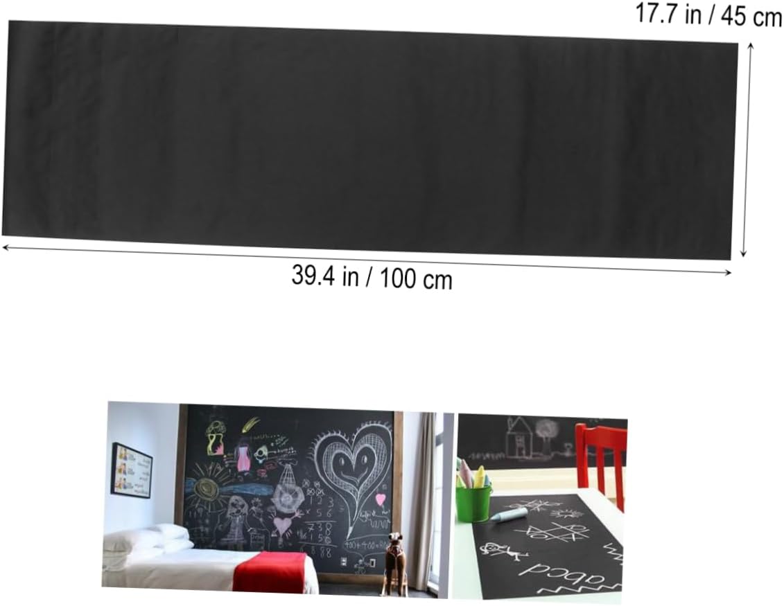 Operitacx 2 unids Adhesivo Pizarra Pegatinas de Pared Pizarra para Niños Pizarra Pegatina de Pared Pizarra para Niños Pizarrones para Niños