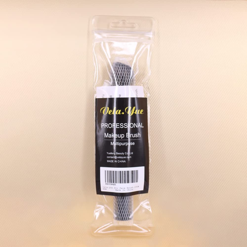 Vela.Yue Cepillo líquido para base de maquillaje para un aspecto natural impecable  Aplicador de maquillaje en ángulo para perfeccionar la crema