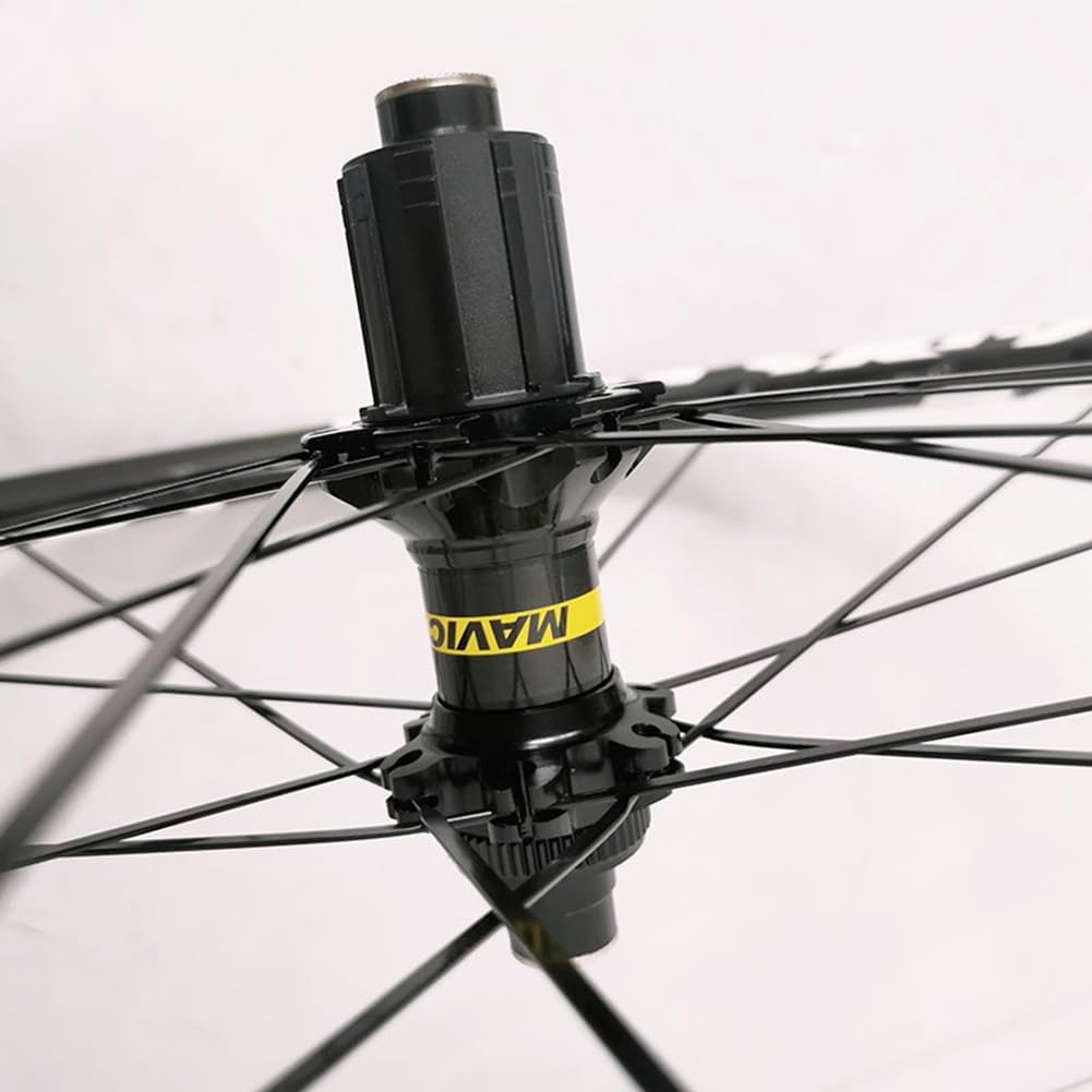 Juego de ruedas para bicicletas, 2627.529 pulgadas, freno de disco central, eje pasante, rueda de bicicleta de montaña, aleación de aluminio, borde