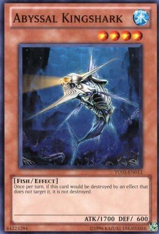 Yu-Gi-Oh! – Kingshark abisal (TU05-EN013) – Turbo Pack 5 – Edición promocional – Común