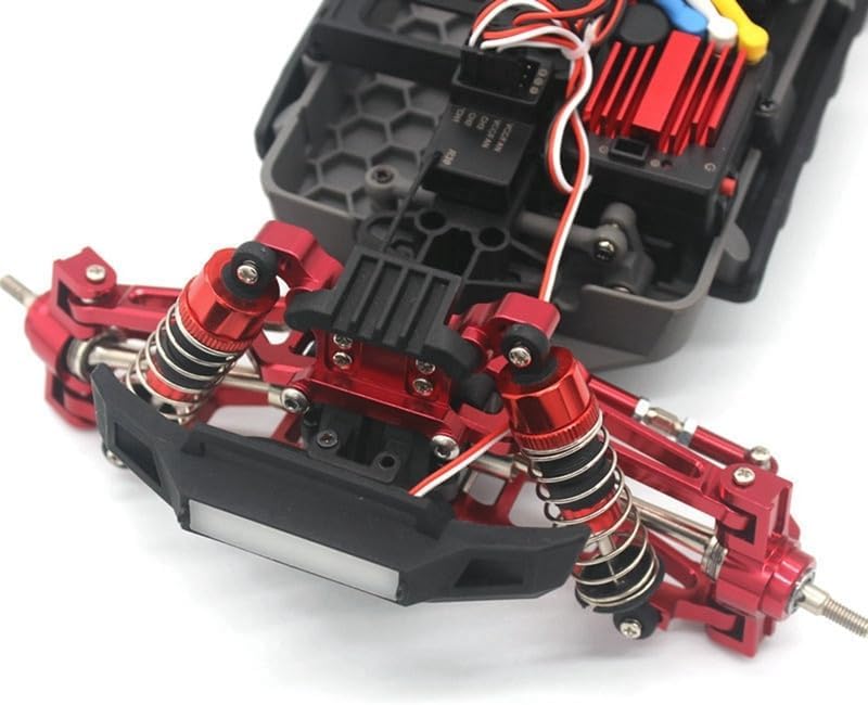Compatible con piezas de automóvil Hyper GO RC, accesorios de actualización de metal, traje de uso vulnerable con soportes de choque, para automóvil