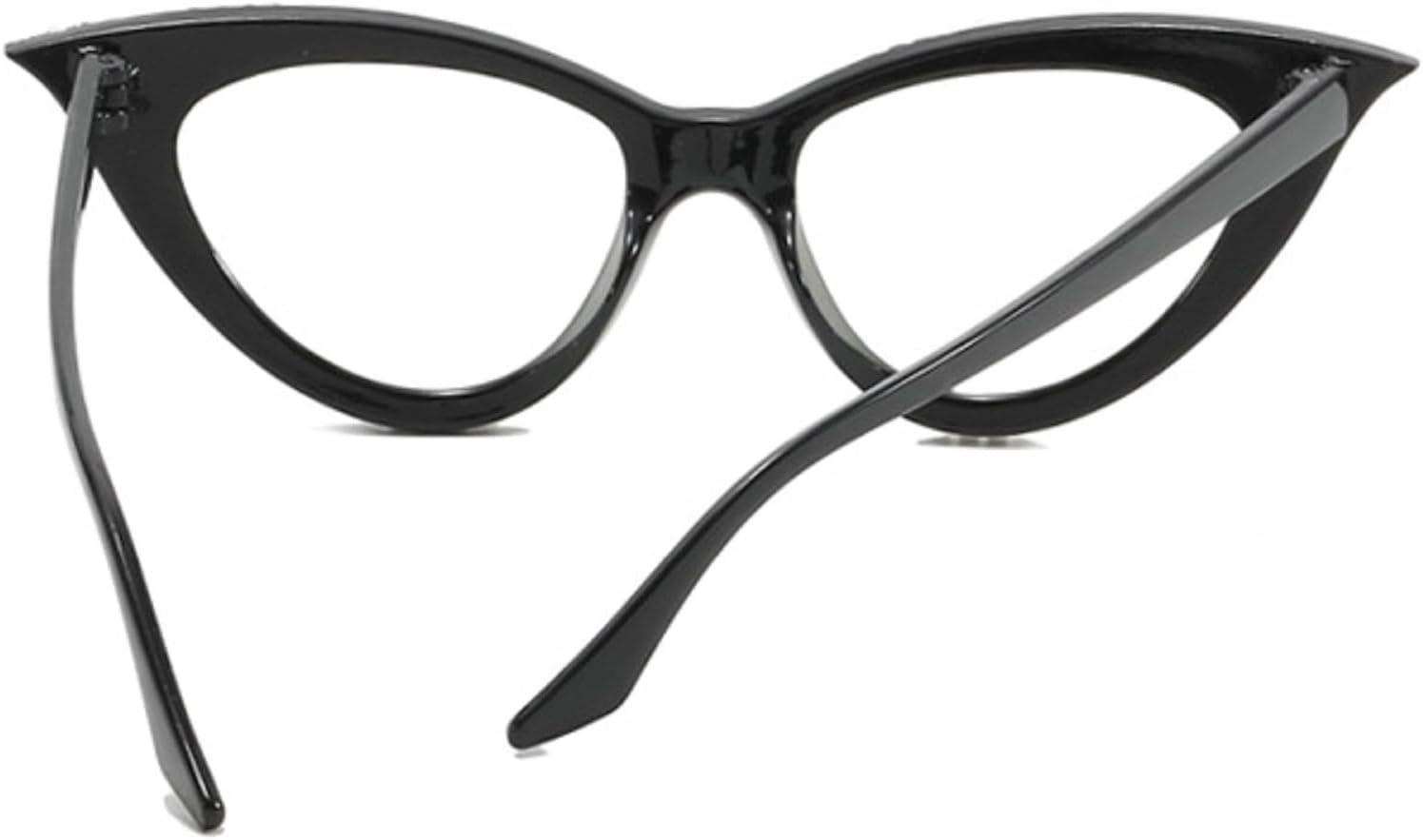 mincl Lentes de diamantes de imitación anti luz azul para mujer con diamantes de ojo de gato, gafas de computadora antifatiga