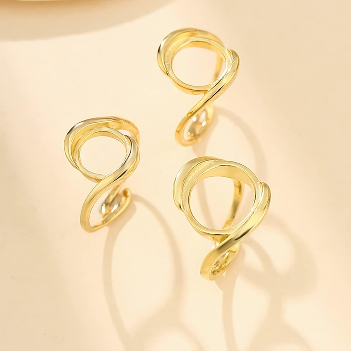 Anillo de copa de bisel ajustable de plata de ley 925 para montaje de 567.589.511.50.610 in, ajuste de cabujón redondo, base de anillo hecho a mano,