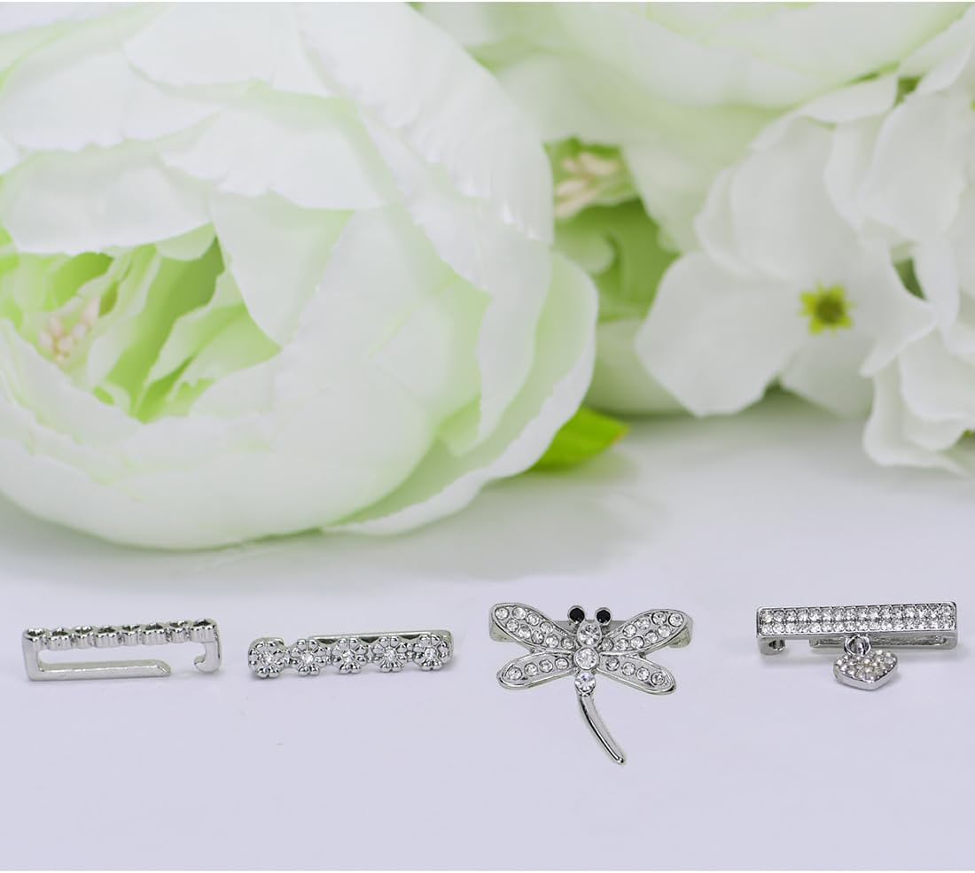 SUNOREEK Dijes decorativos de diamantes para mujer, anillos decorativos de diamantes para correas de Apple Watch de 1.929 in, 1.772 in, 1.732 in,