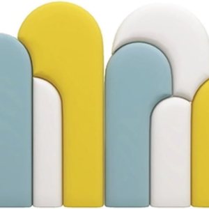 Cabecera 3D anticolisión acolchada de pared, cabecero tapizado, paneles de pared insonorizados para dormitorio y sala de juegos (color B, tamaño 47 Cabecera 3D anticolisión acolchada de pared, cabecero tapizado, paneles de pared insonorizados para dormitorio y sala de juegos (color B, tamaño 47