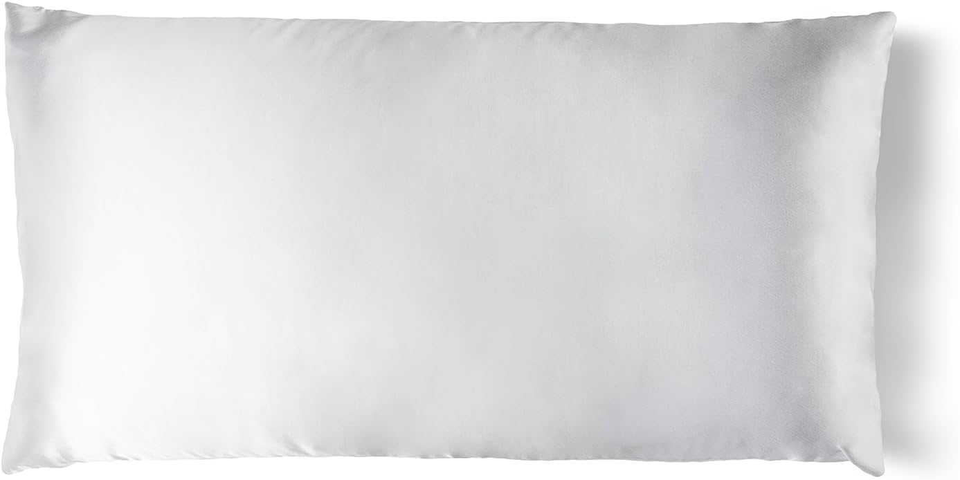 Lemon Lavender Funda de almohada de satén sedoso de lujo para piel y cabello de 22 x 40 pulgadas eleva tu rutina de sueño y cuidado del cabello –