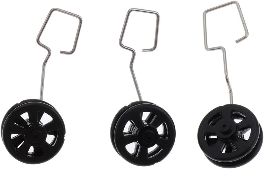 Pieza de repuesto para tren de aterrizaje de 3 piezas para XK A120 A380 RC Avión Accesorios Piezas Negro