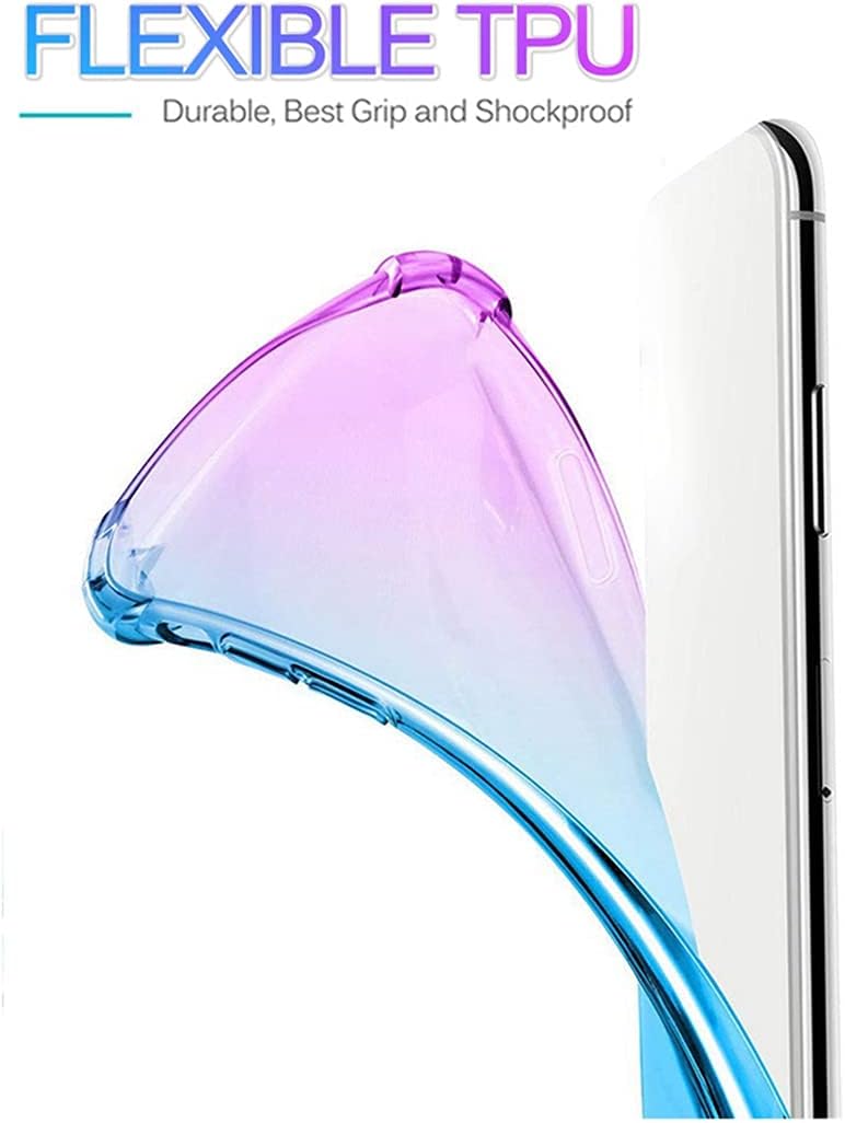 Ueokeird Funda para Moto G Pure 2021Moto G Power 2022 con protector de pantalla de vidrio templado, bonita funda transparente de poliuretano