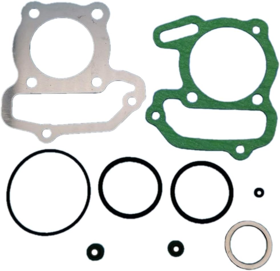 Juego completo de juntas de motor de cabeza superior inferior compatible con Yamaha Badger Grizzly Raptor 80 YFM YFM80 Moto-4 1985-1988 1992-2002