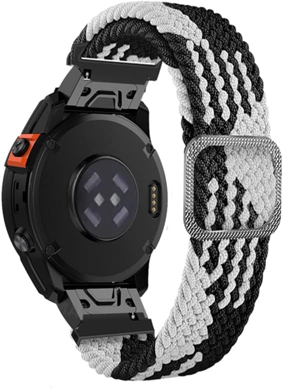 Correa de reloj de nailon compatible con Garmin Fenix 77x6x Pro6 Pro GPS para Fenix 5 GpsFenix 5 Plus correa de repuesto deportiva elástica