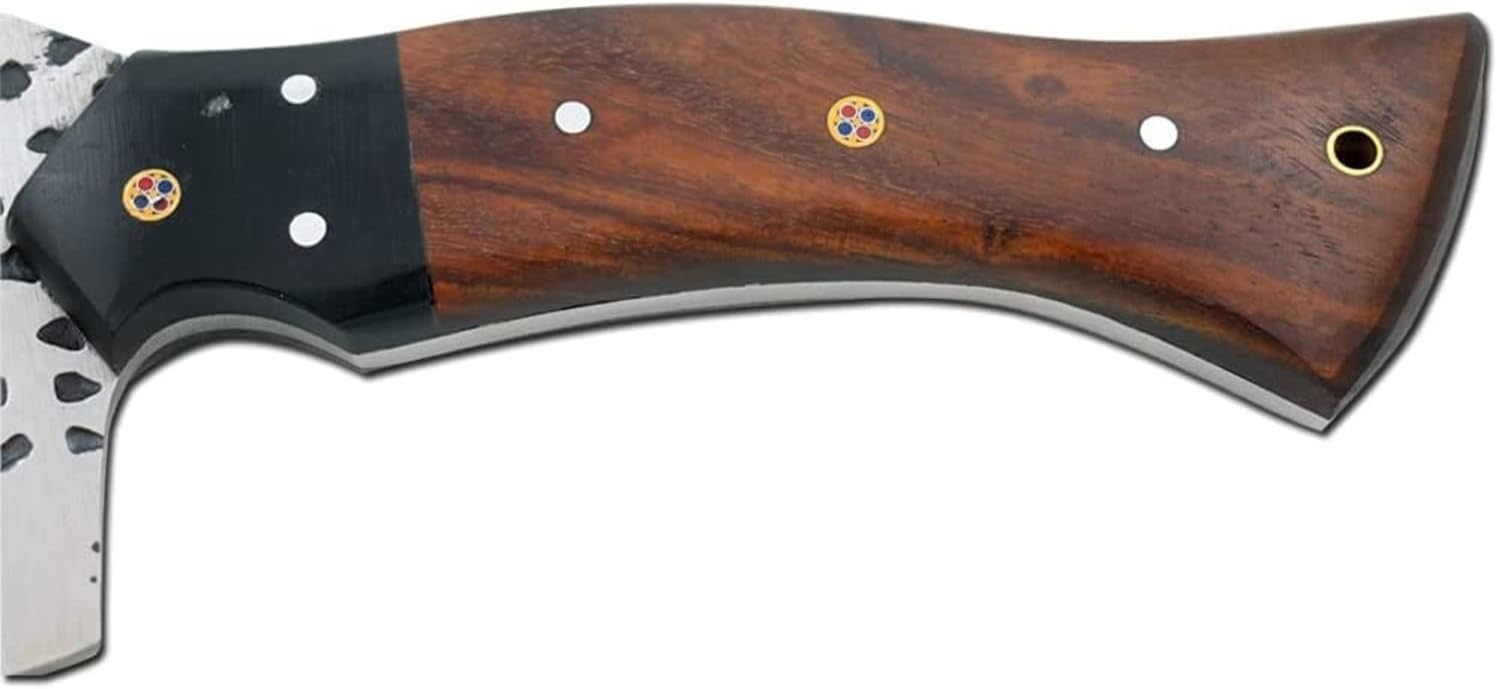 Old Ram Machete de caza de acero al carbono 1075 de espiga completa de hoja fija viene con funda (5053)