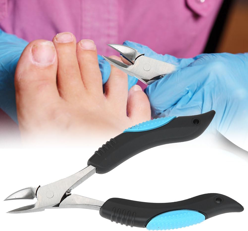 Alicates para cutículas de uñas, cortaúñas encarnadas para uñas de los pies, tijeras de cutícula de pedicura
