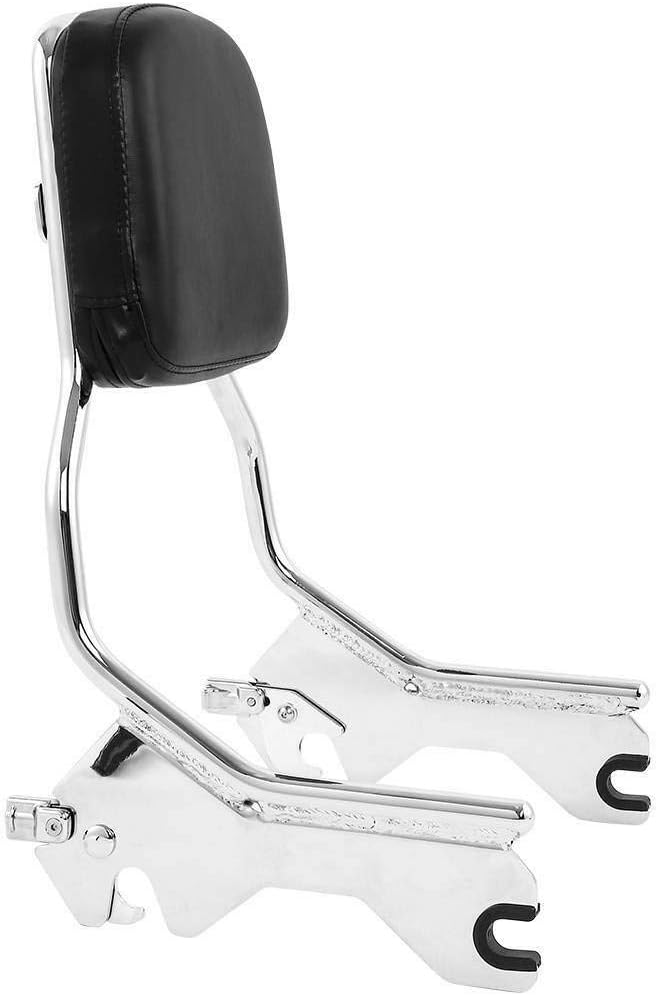 TCMT Respaldo vertical de barra Sissy estándar con kit de accesorios de acoplamiento para Harley Heritage Classic FLHC Street Bob FXBB 2018-2023