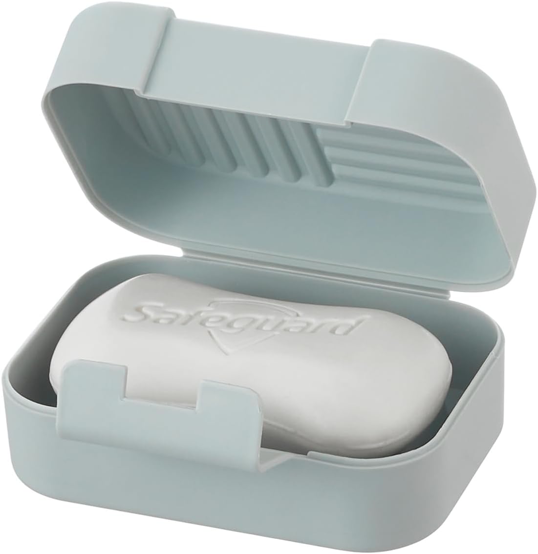 INIUNIK Paquete de 3 soportes para jabón, estuche de jabón de viaje, contenedor de jabón de viaje con tapa, caja de jabón, soporte para barra de