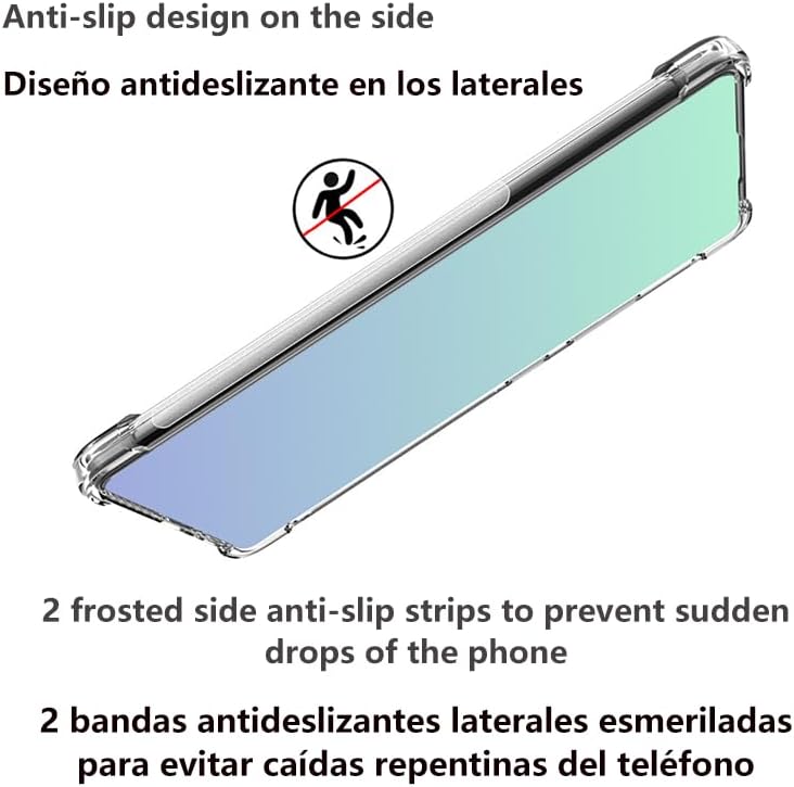 Funda para Huawei P60 Pro y Huawei P60 Transparente TPU Cuatro Esquinas Cubierta Protectora Transparente Suave