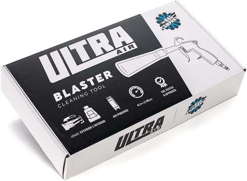The Rag Company – El Ultra Air Blaster – Levanta y elimina la suciedad y los escombros detalles interiores diseño de metal duradero accionado por
