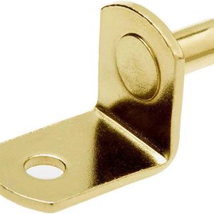M4321-635-PB-10 – Juego de 10 clavijas para estantes en forma de L de latón pulido de 14 pulgadas, estilo gabinete, mueble y armario M4321-635-PB-10 – Juego de 10 clavijas para estantes en forma de L de latón pulido de 14 pulgadas, estilo gabinete, mueble y armario