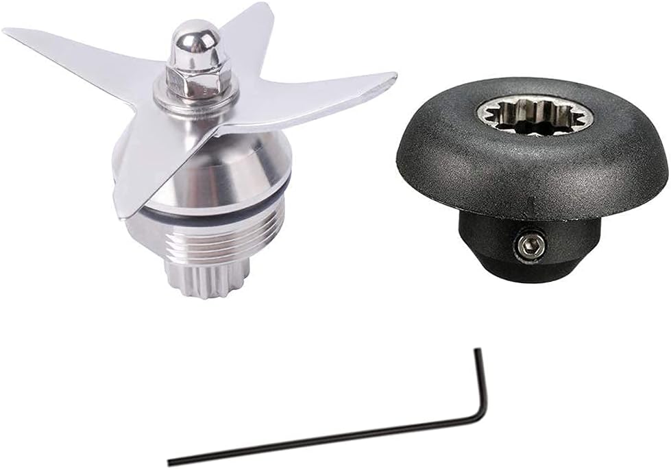 Conjunto de cuchilla con kit de zócalo de accionamiento Piezas de repuesto para Vita-Mix 1151 1152 Wet Blade Fit 5200
