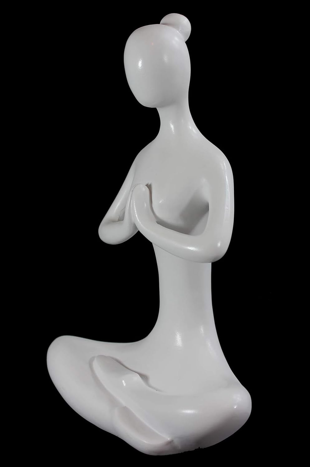 Seraphic Estatua de postura de yoga, regalos de escultura para mujeres, decoración del hogar o habitación, estatuasfiguras de manos de oración