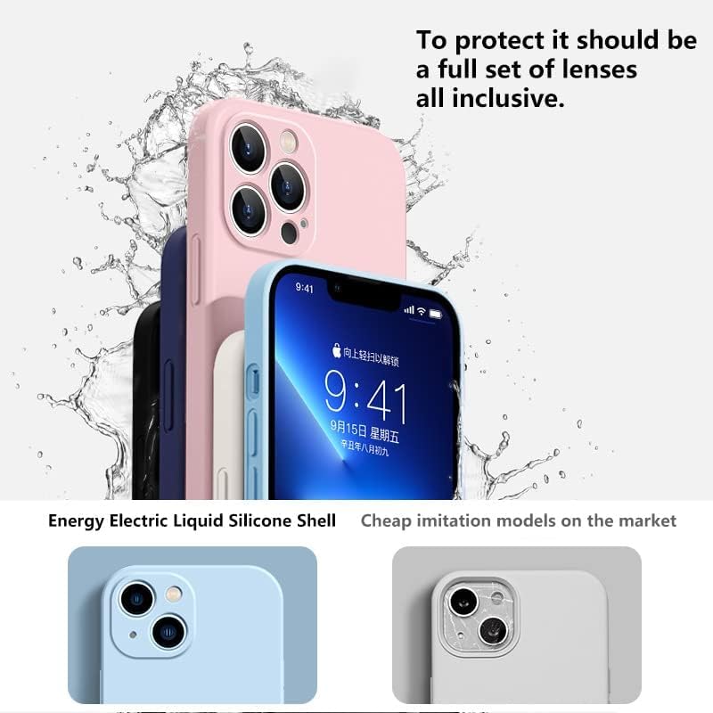 Compatible con Xiaomi Redmi Note 10 Pro Soft Liquid Silicone Gel Cell Phone Mobile Basic Funda trasera (Azul Gris)