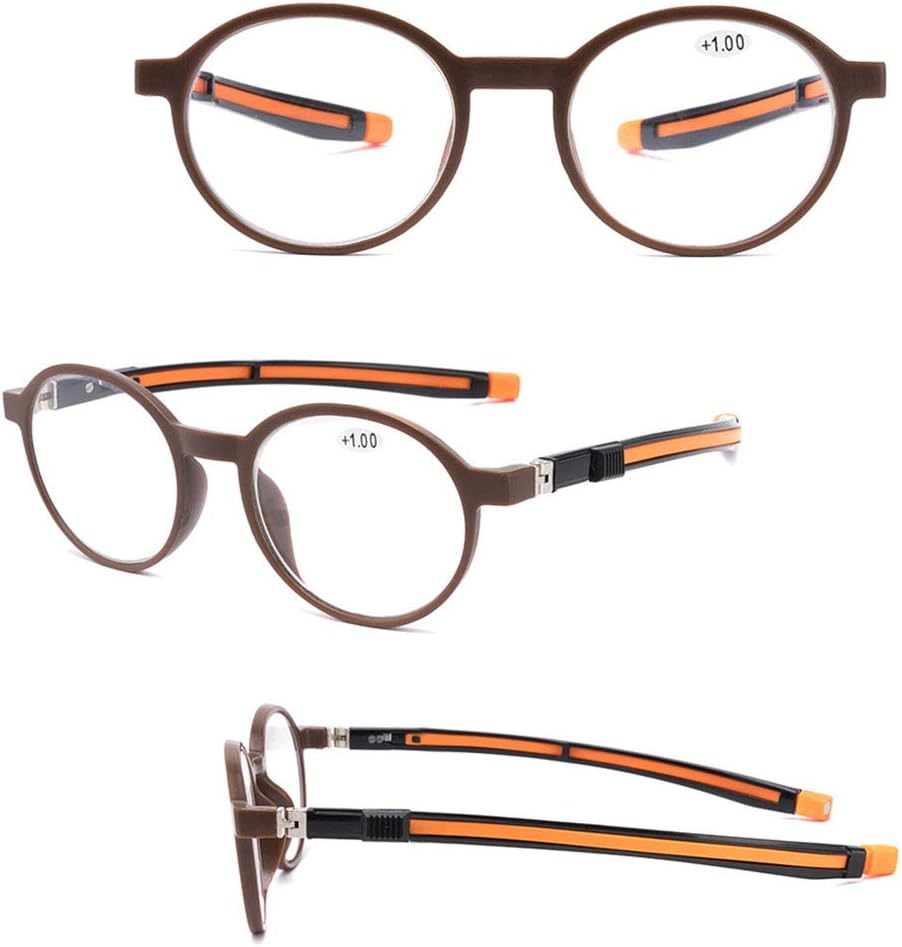 G&Y-1 Gafas de lectura magnéticas ajustables para colgar en el cuello, para mujeres y hombres, 100% protección UV, marco completo