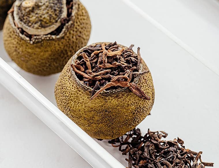 BESTLEAFTEA Té Puerh Mandarina Bolsa 4.23 oz 4.2 oz
