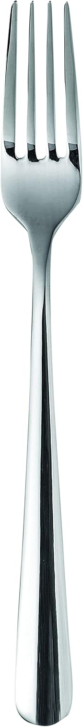 Mepra AZB10711102 Stoccolma – Tenedor de mesa (24 unidades), acabado en acero inoxidable, 7.9 in, apto para lavavajillas