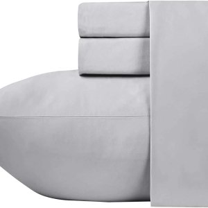 Juego de sábanas de 550 hilos para colchones de hasta 11 a 13 pulgadas de profundidad, 100% algodón egipcio, tamaño King estándar, color gris Juego de sábanas de 550 hilos para colchones de hasta 11 a 13 pulgadas de profundidad, 100% algodón egipcio, tamaño King estándar, color gris