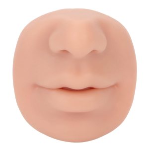 Modelo de nariz de silicona, modelo de piercing de labios de silicona suave, piel de práctica de tatuajes, nariz falsa realista, modelo de cara Modelo de nariz de silicona, modelo de piercing de labios de silicona suave, piel de práctica de tatuajes, nariz falsa realista, modelo de cara