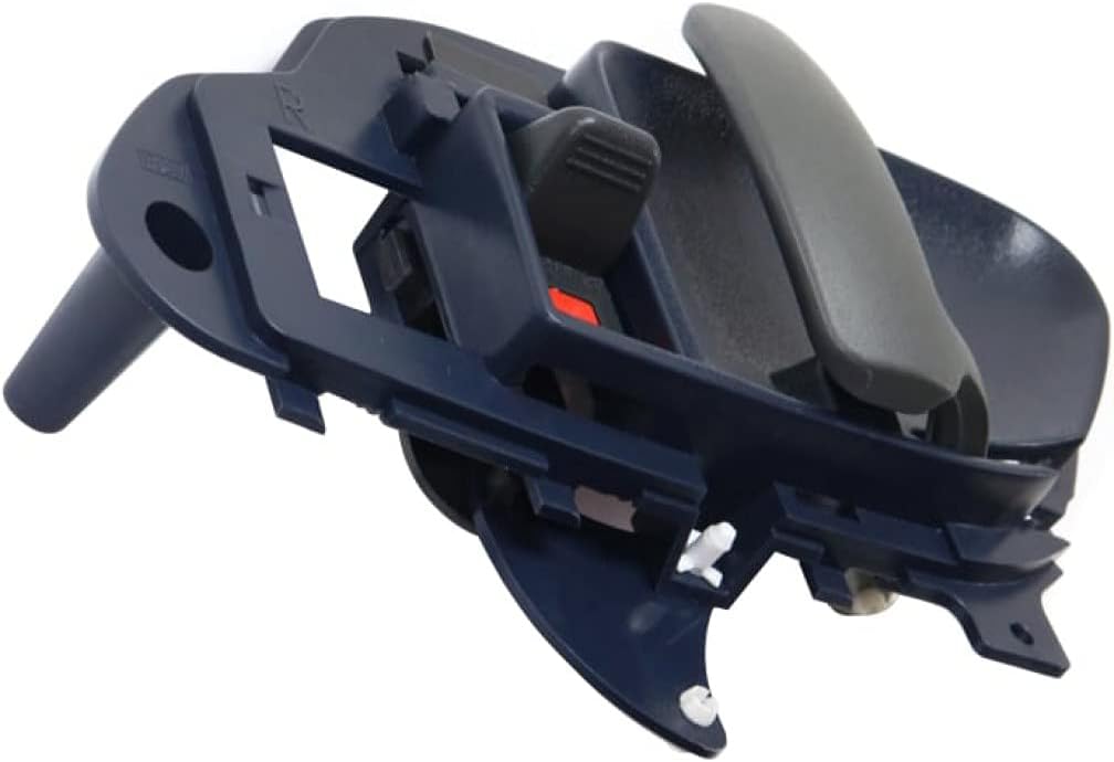 KarParts360 Para Chevy C3500 1995-2000 Manija de puerta interior para lado del pasajero delantero  Azul  con botón de bloqueo de puerta  Recorte