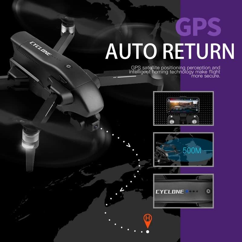 WLTOYS Q868 DroneHelicópteroQuadcopter GPS Drone 5G WIFI FPV 4K HD Cámara Motor sin escobillas Plegable Quadcopter Presión de Aire Altitud Hold RC