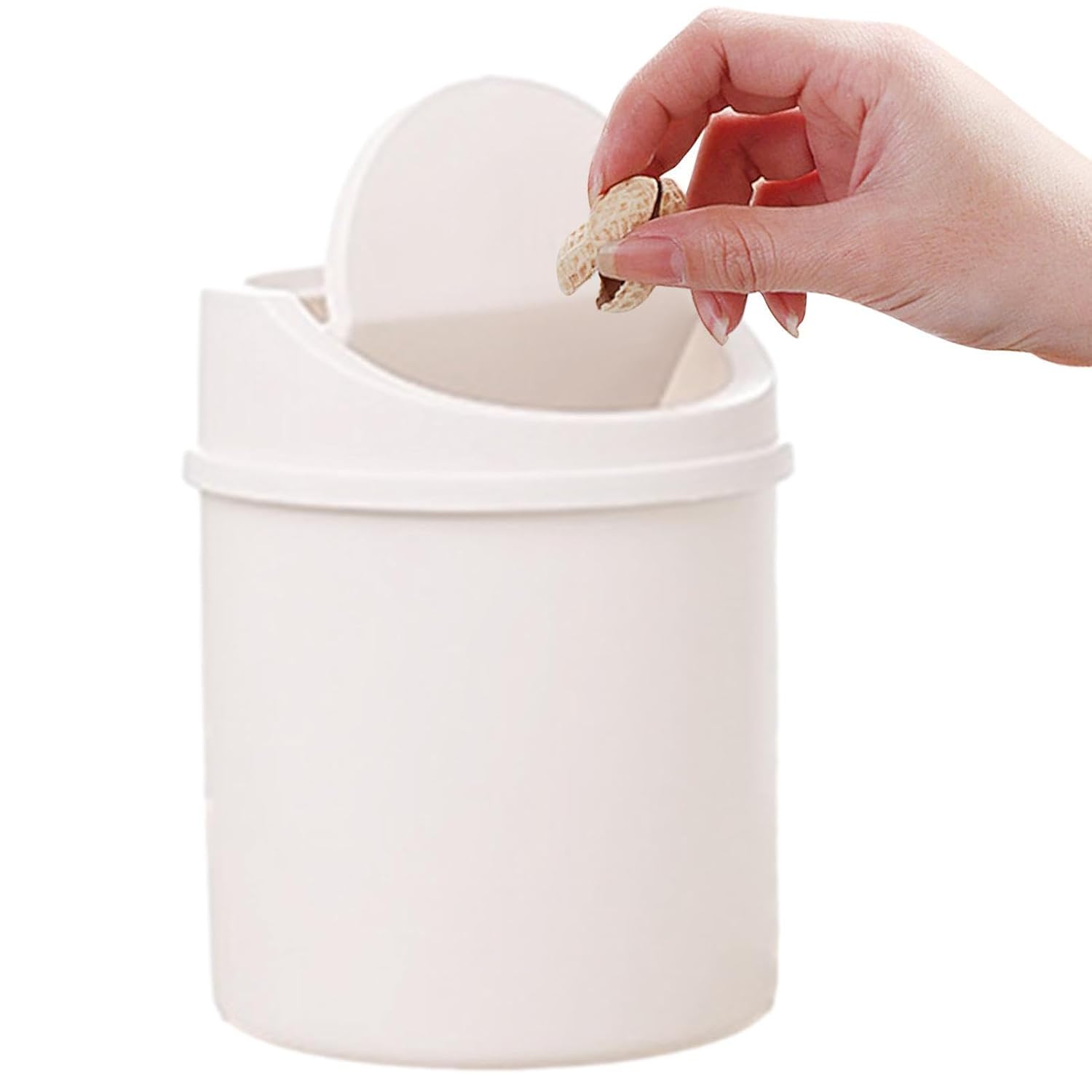 Basurero de cocina, cesta de basura de mesa con tapa, cubo de basura multifuncional para restaurante, pequeño cubo de basura para baño, cubo de