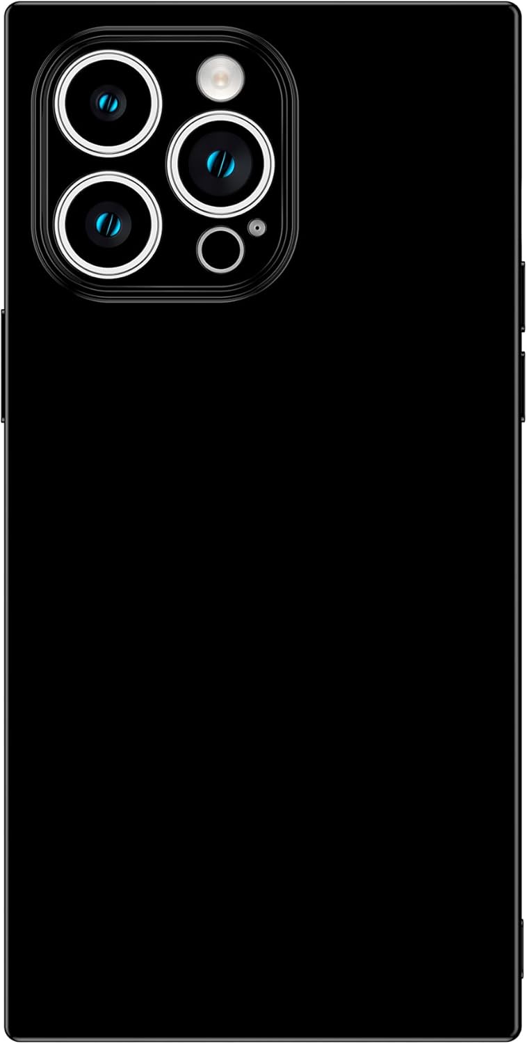 Cocomii Funda cuadrada para iPhone 13 Pro, color cuadrado liso, delgada, ligera, brillante, color sólido vibrante, funda estética de lujo